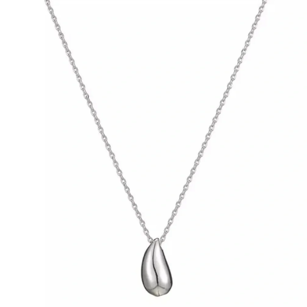 “18” NEW 925 STERLING SILVER WATER DROP NECKLACE, NICE NECKLACE, CUTE NECKLACE - Picture 4 of 4